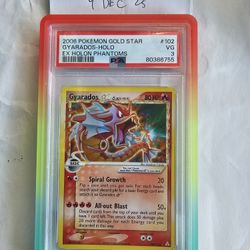 Pokemon Gyarados Gold Star  PSA 3