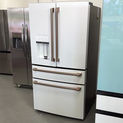 Café 28 Cubic Feet Smart 4 Door French Door Refrigerator - Brand New, 1 Year Manufacturers Warranty