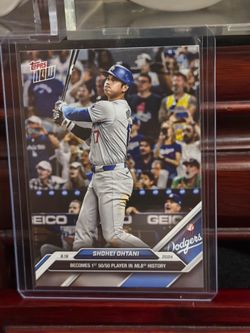 2024 Topps Now Shohei Ohtani 1st 50/50 Player MLB History