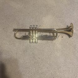 Bb brass trumpet 