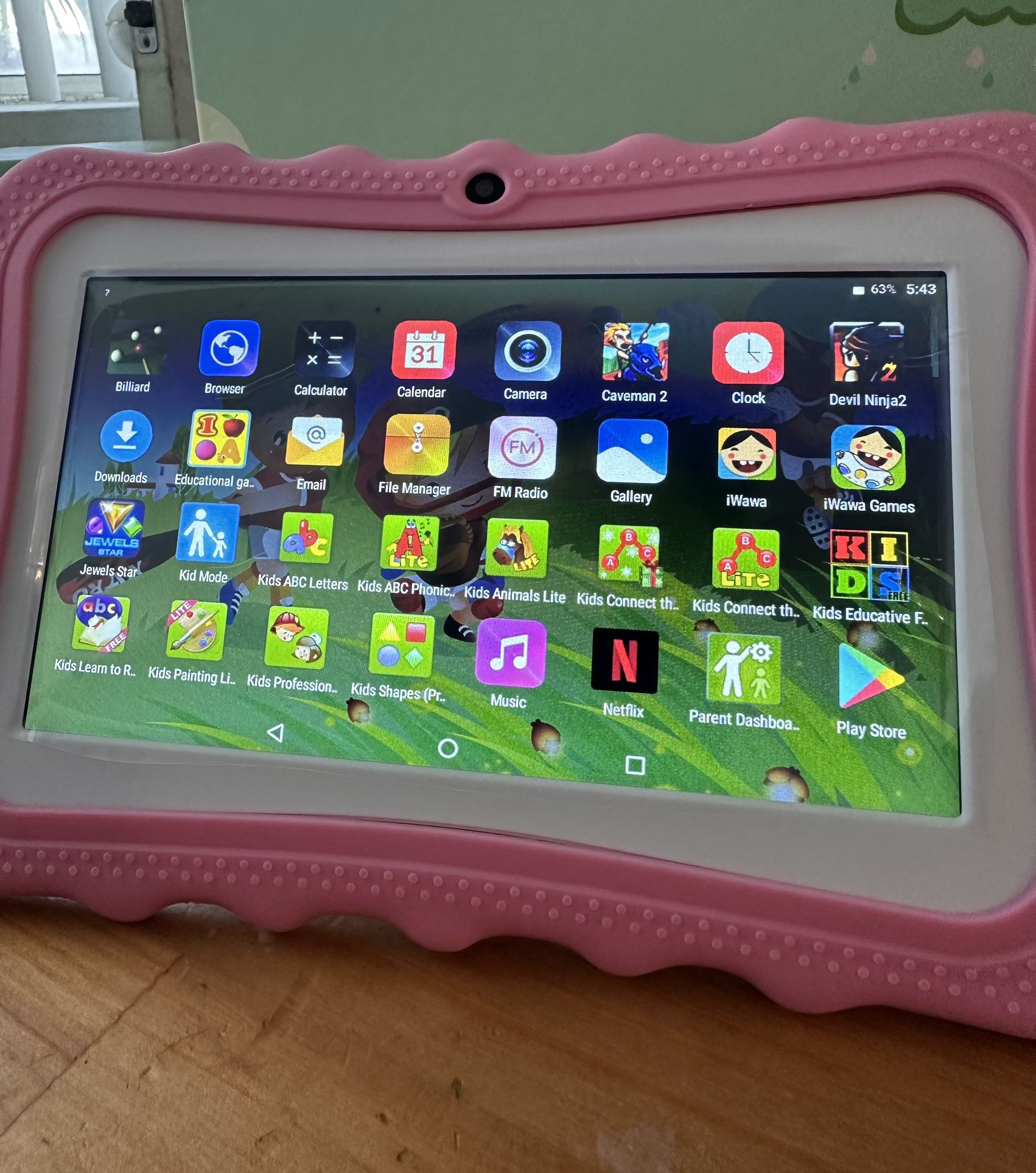 Children’s 7 Inch Tablet 16gb Storage Dual Camera