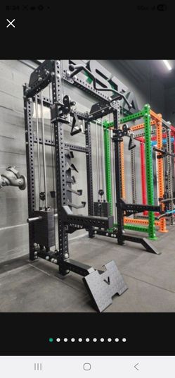 #*ULTIMATE POWER RACK FUNCTIONAL TRAINER WITH DUAL SIDE PULLEYS, 400 LBS STACK WEIGHTS, MULTI GRIP PULL UP BAR ( BRAND NEW IN THE BOX)