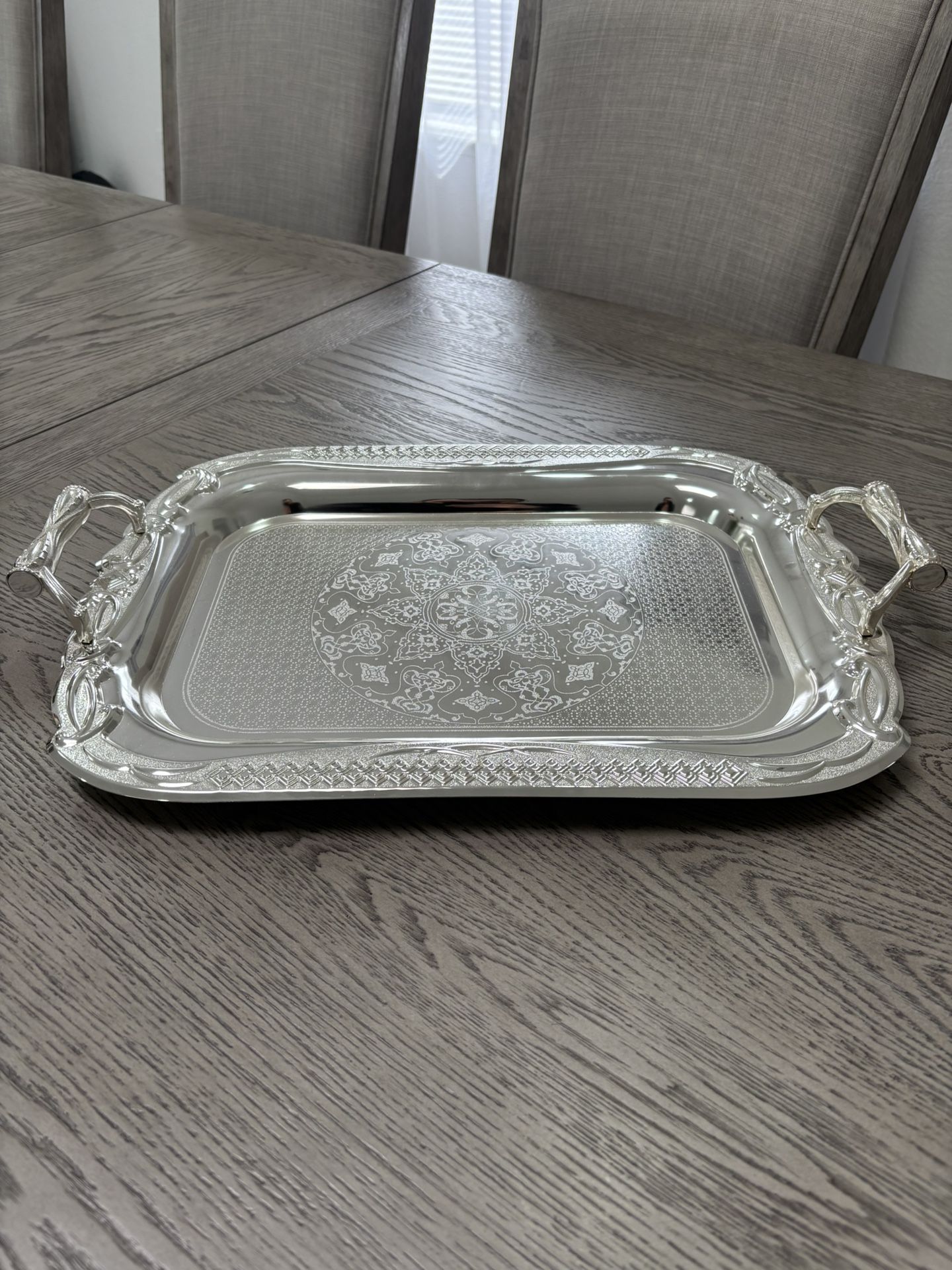 Silver Serving Tray