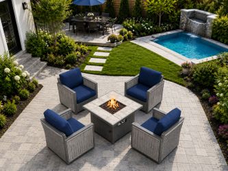 New in box patio table set