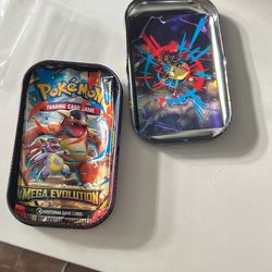 Opened Mega Evo Mini Tins