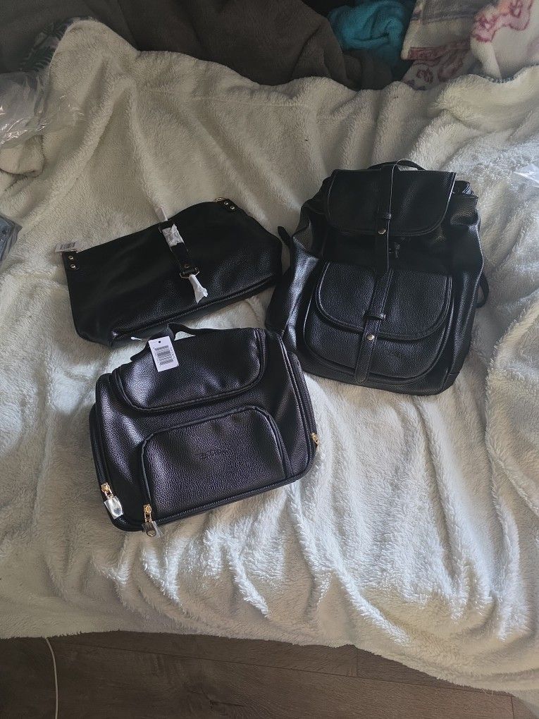 Purse backpack toiletry bag