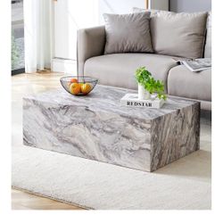 Faux Marble Coffee Table 