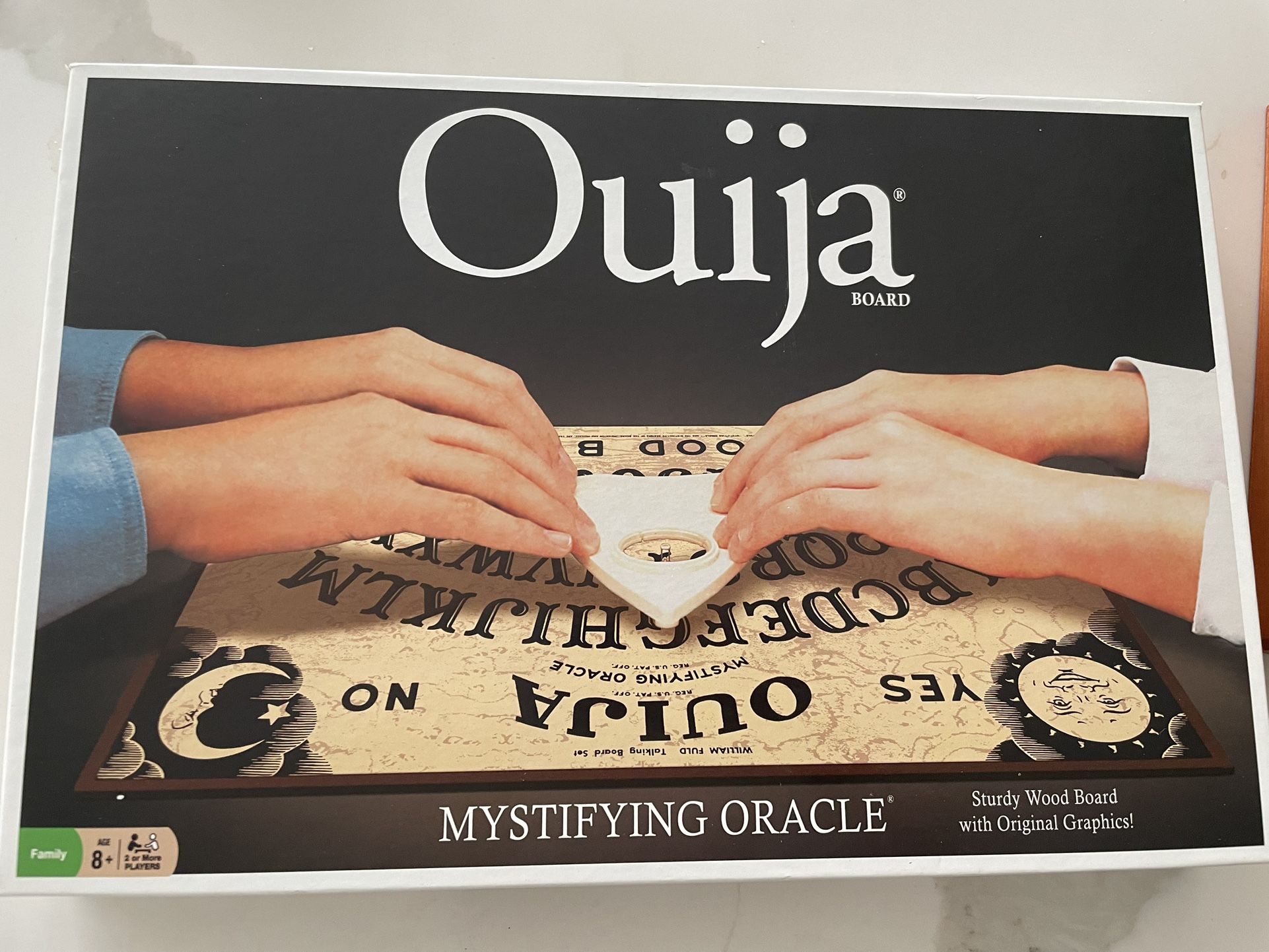 NEW - Classic Ouija with 1990s Artwork Game. Thick Wood Premium Quality Talking Spirit Board