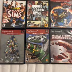 PS2 6 GAME BUNDLE 