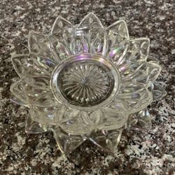 Vintage Federal Petal Glass Plate 