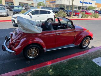 1971 VW Super Beetle convertible