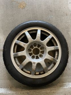 Acura TL Type S Stock Spare Wheel With Tire 17 Inch