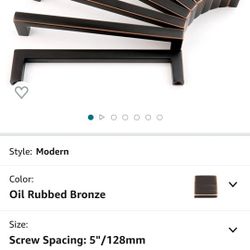 Koofizo 10 Pack Oil Bronzed Cabinet Pulls