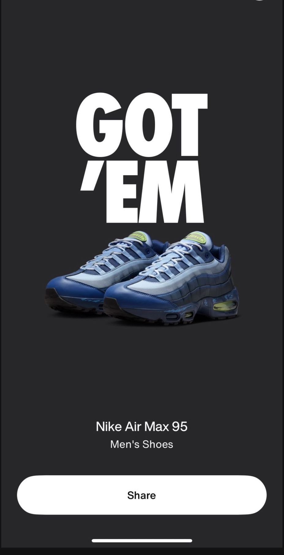 Nike Air Max Muscle 95 Yu-Gi-Oh! Joey (with Promo Card) US 