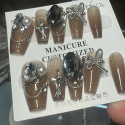 Handmade Press On Nails Size S