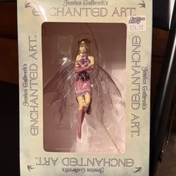 Jessica Galbreth Enchanted Art Fairy Figure Ornament Amethyst 2006 New Open Box