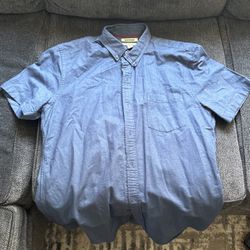 Button Down Shirt,Navy blue, Goodthreads