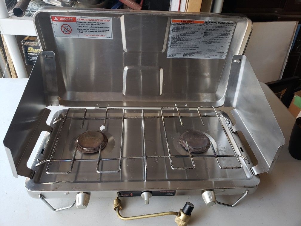 Brinkmann 2 Burner Propane Camping Stove