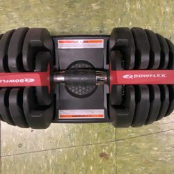 Bowflex SelectTech 552 Adjustable Dumbbells - Black Set Of 2 Exercise Fitness Fit Gym Home Outdoor Indoor 