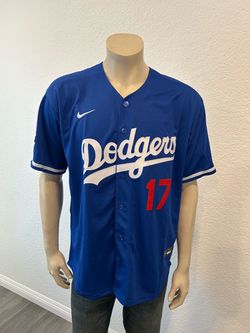 Shohei Ohtani #17 LA Dodgers  Blue stitched Jersey