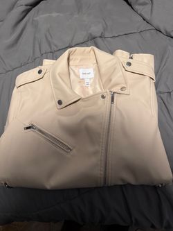 Nine West Faux Leather Moto Jacket XXL