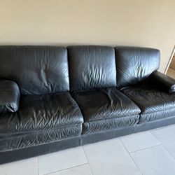 Leather Couch 