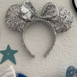 Silver Minnie Ears