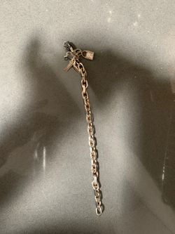 Sterling silver Thomas salvo bracelet with charms