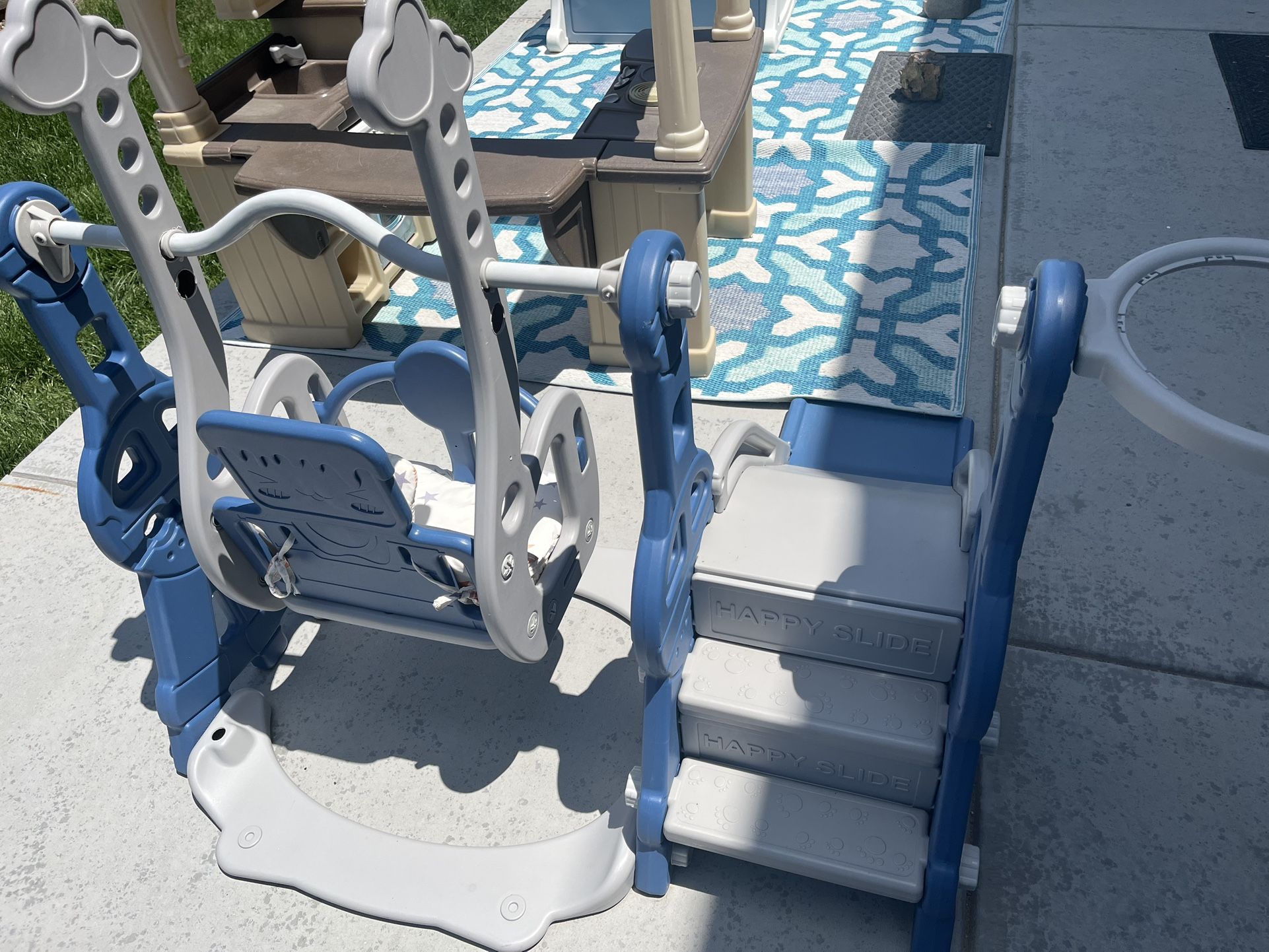 Baby Swing and Slide Set