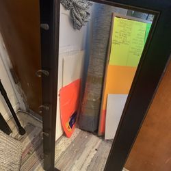 (2) Bathroom Wall /door Or Hall Mirror. (1) Brown (1) White Reduced To Sell EACH $10 Firm 