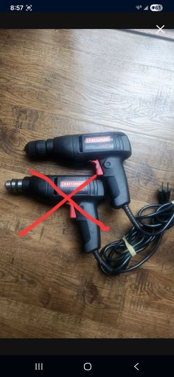 Craftsman drill 3/8 & 3 Amp. . Price is firm.
