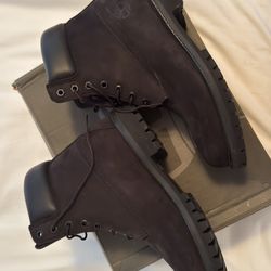 Black Timberland Boots – Size 10