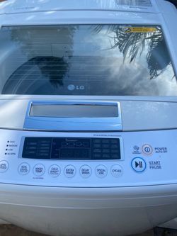 Lg washer delivered