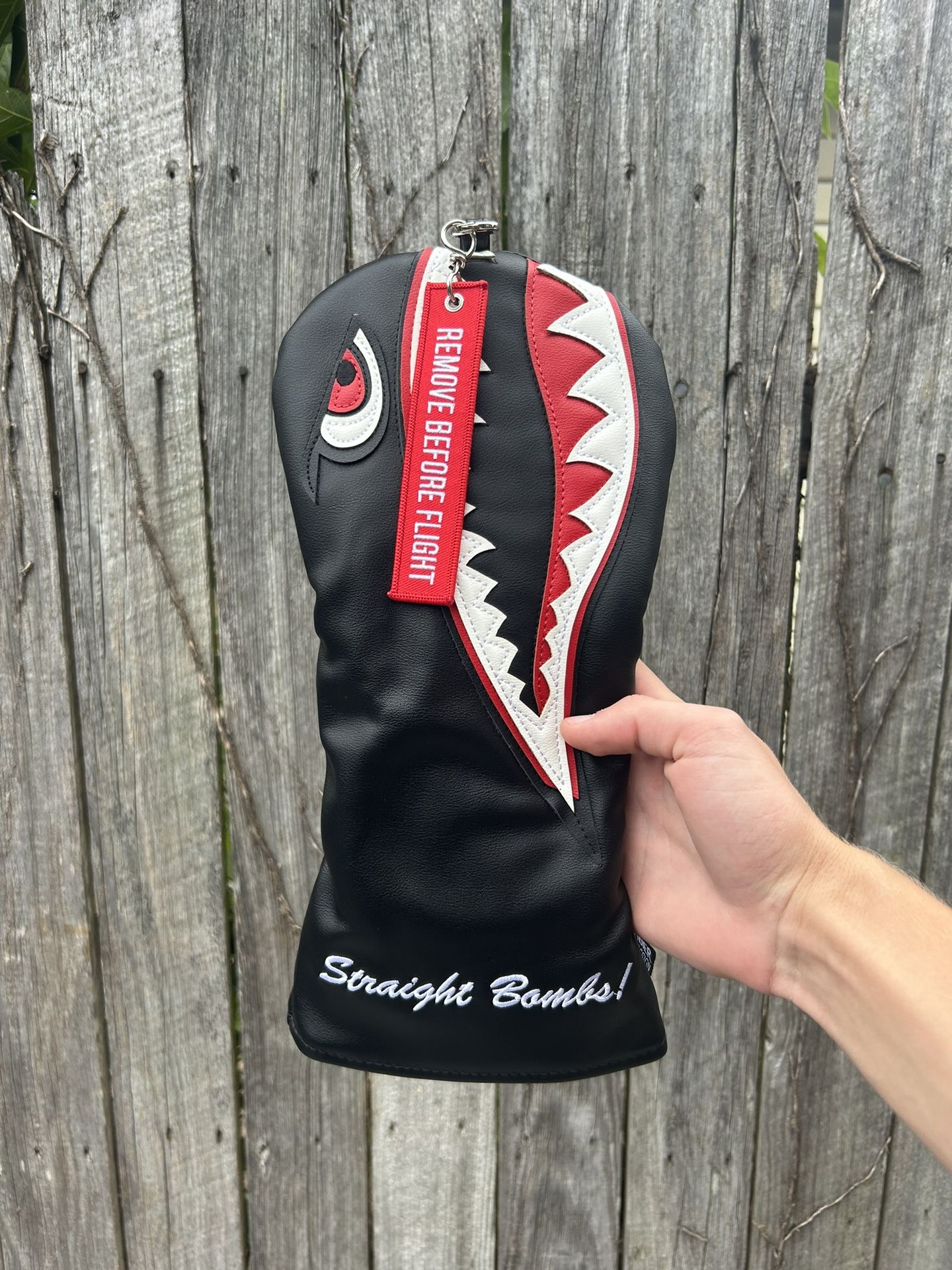 straight bomb Golf driver headcover