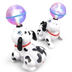 1pc Dancing Cartoon Dog Toy Light and Music Interactive Electric Puppy for Boy Girl No Battery Required Fun Moving Toy for Boys and Girls