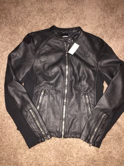Express leather jacket