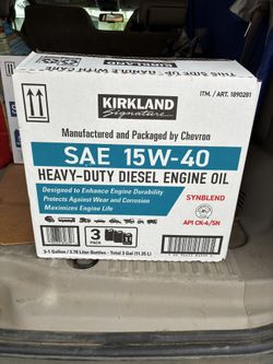 3 1 Gallon 15-40 Synblend Motor Oil 