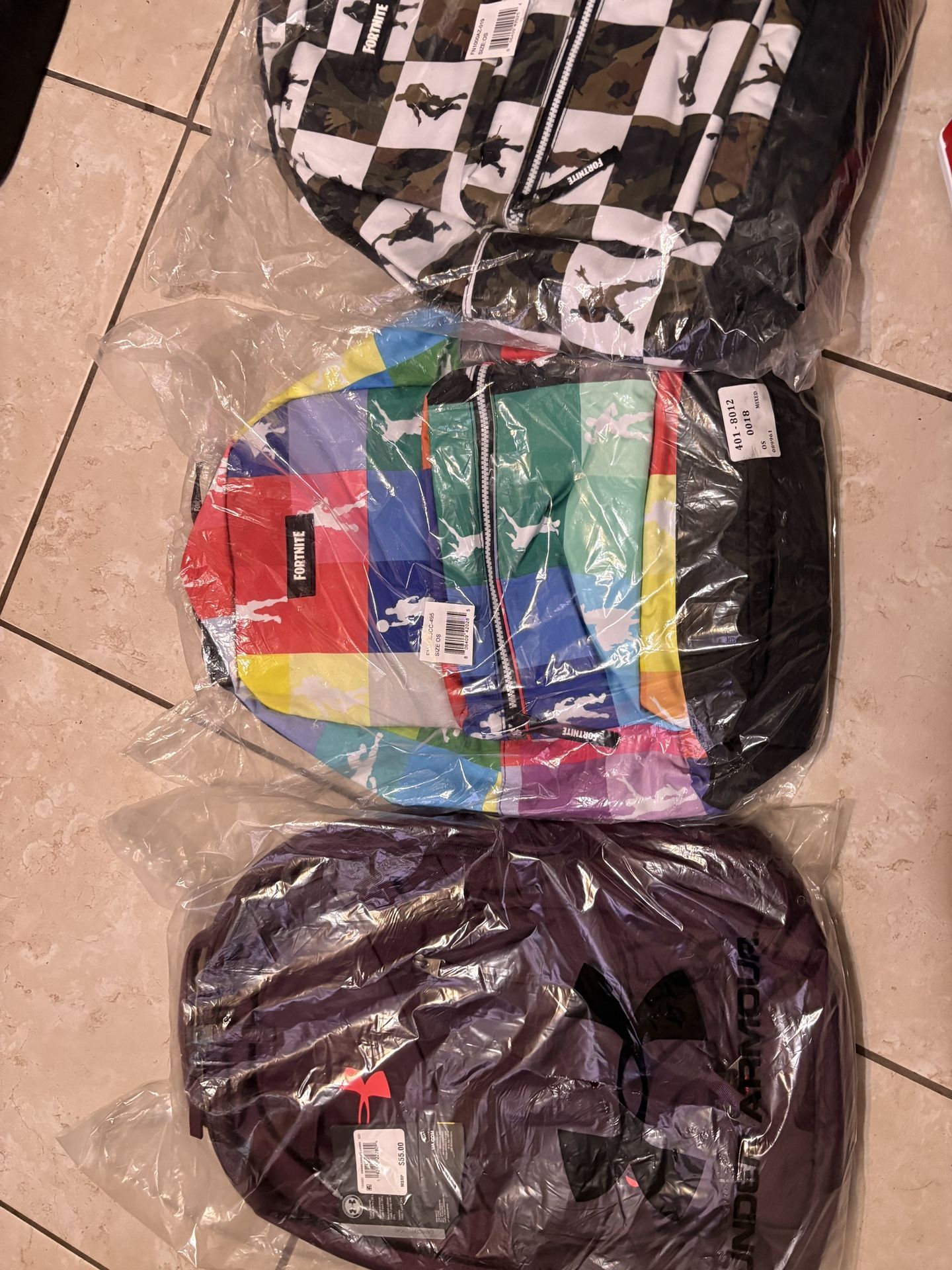 New backpacks