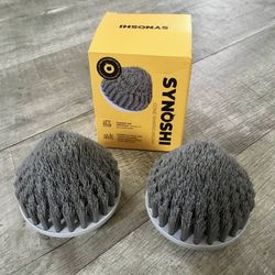 Lot of 2 Synoshi Cone Shaped Brush Cleaning Heads for Tight Corners