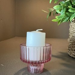 Candle Holders - 47 Pink Votive or Taper Candle Holders