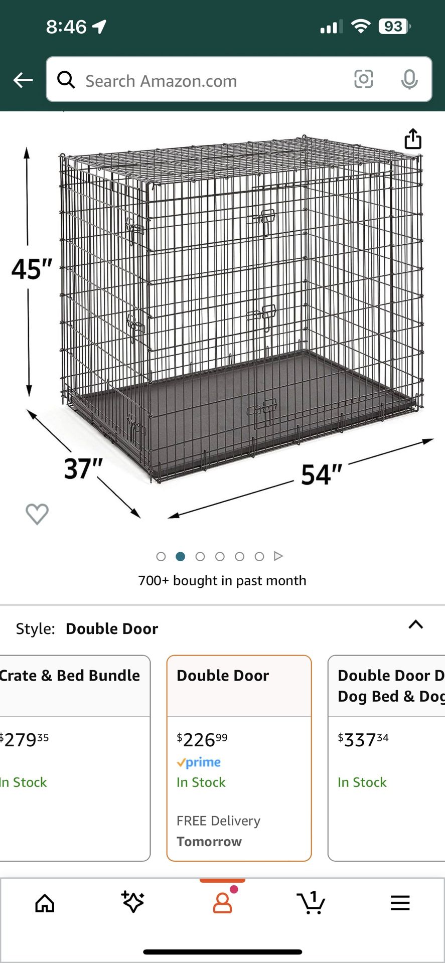 XX Large Dog Crate 