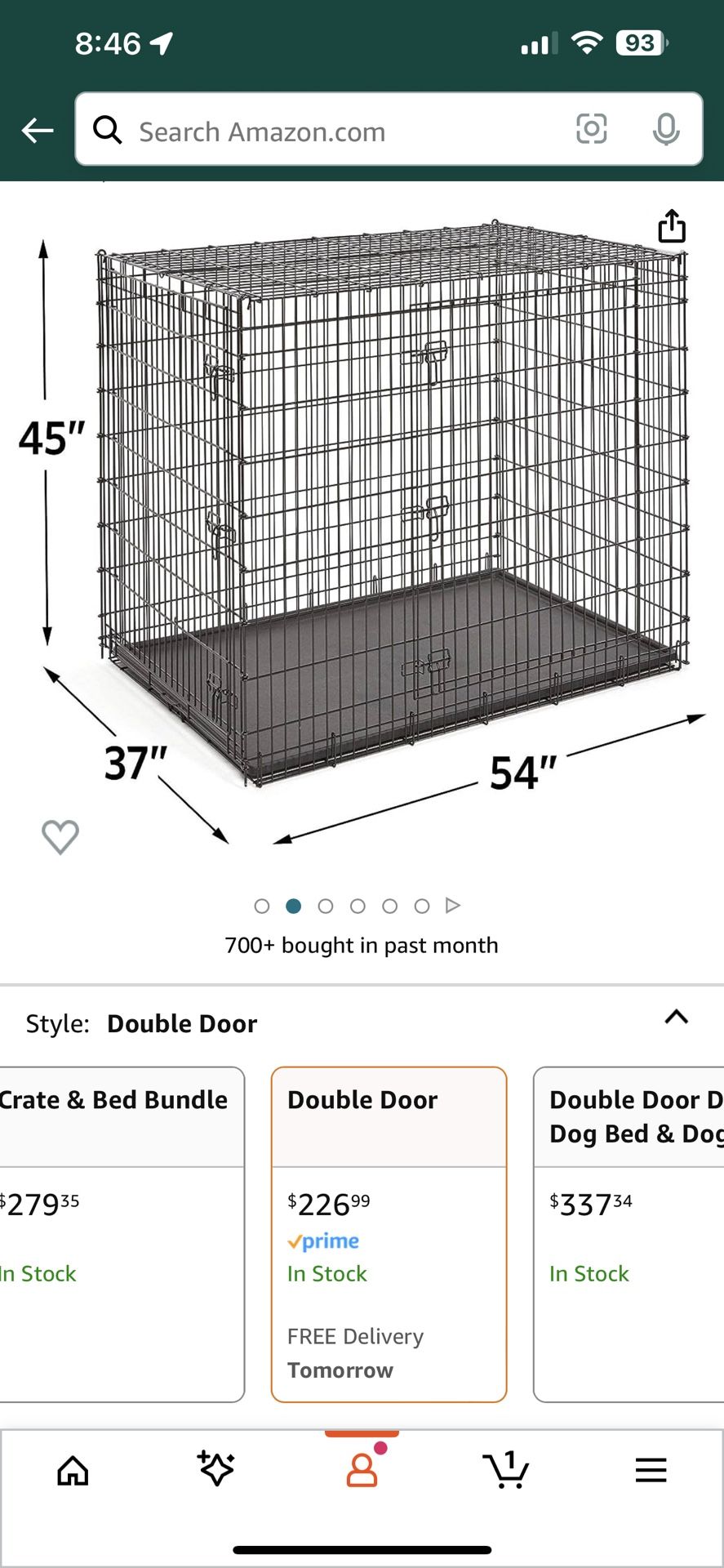 XX Large Dog Crate