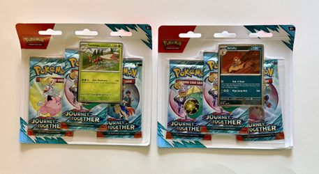 Pokémon TCG Prismatic Evolutions Tech Sticker Collection Sylveon & Leafeon  (6 Booster Packs)