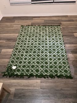 80” x 60” Outdoor Beach Blanket - Green