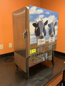 Silver King Dual Valve Milk Dispenser Refrigerated - Tested & Working