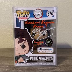 Demon SlayerTanjiro Signed Funko Pop
