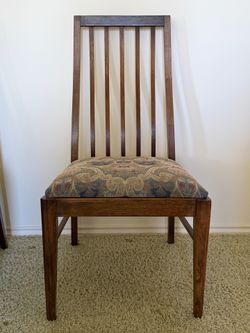 6 Walnut Dining Chairs