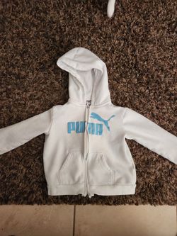 Kids Puma Zip Down Hoodie
