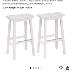Stools - Pair Of 2 Brand New In Box - Amazon Basics 29 Inch