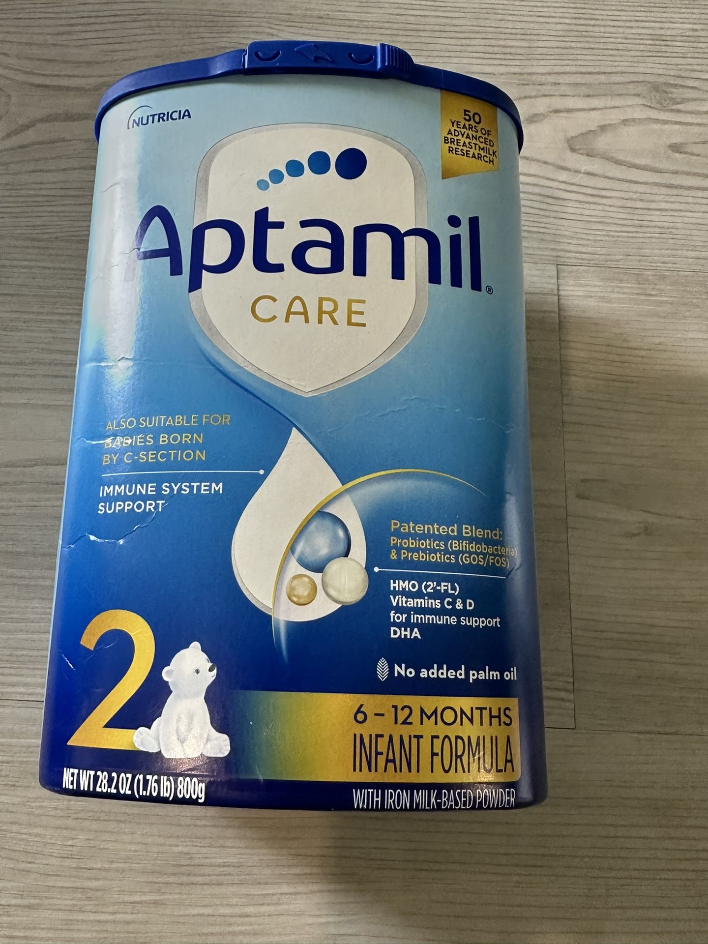 Aptamil Care Stage 2 Milk Based 6-12 months Infant Formula 28.2 oz Sealed Exp 12/25